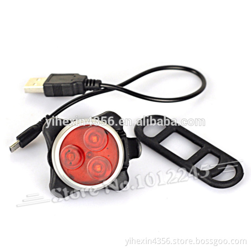 Cheap USB Rechargeable LED Bicycle Light Set